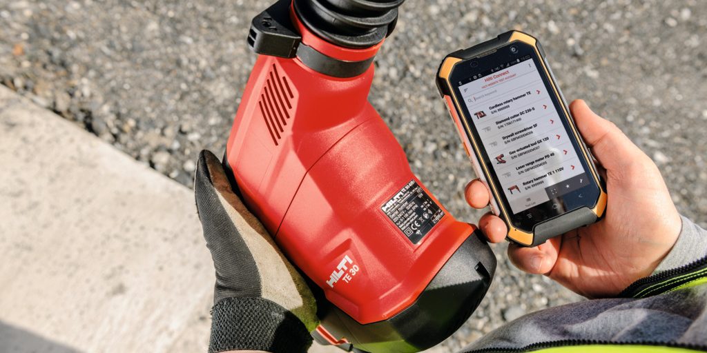 Hilti 'get connected' App Application