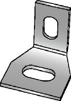 MW-MX angles Galvanised angles to increase stiffness while supporting pipe rings in riser shafts