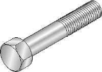  Galvanised hexagon screw corresponding to DIN 931