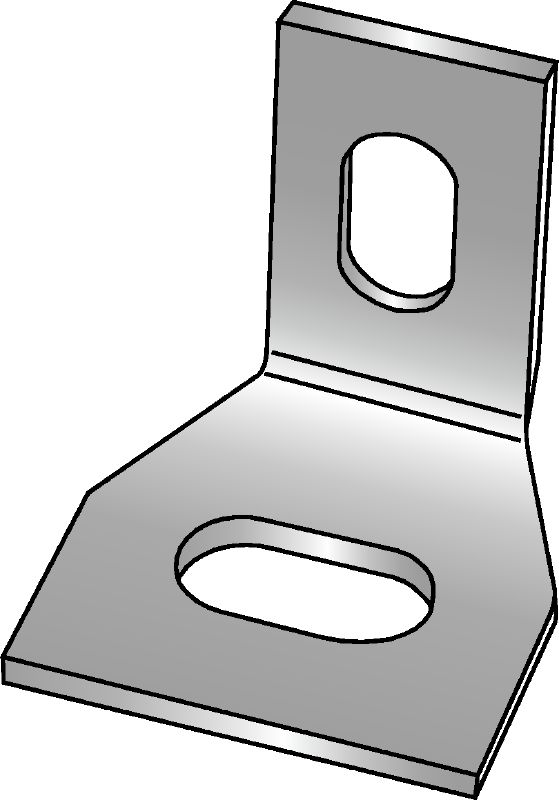 MW-MX angles Galvanised angles to increase stiffness while supporting pipe rings in riser shafts