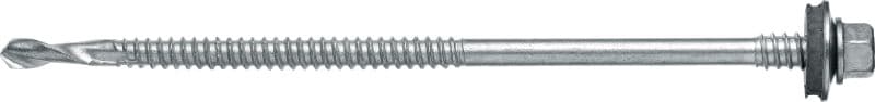 S-CD 55 GS Sandwich panel screws Sandwich panel screw (A2 stainless steel) with 16 mm washer and supporting thread for thick steel base structures (up to 15 mm)